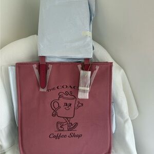Coach limited edition Lil Miss Jo Coffee Shop tote bag